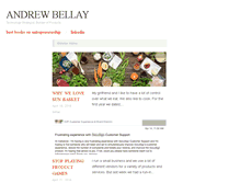 Tablet Screenshot of andrewbellay.com